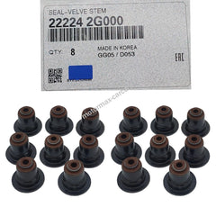 16X Valve Stem Oil Seals For2006-17 Hyundai Elantra Sonata Kia Forte 22224-2G000 6B93BC-57