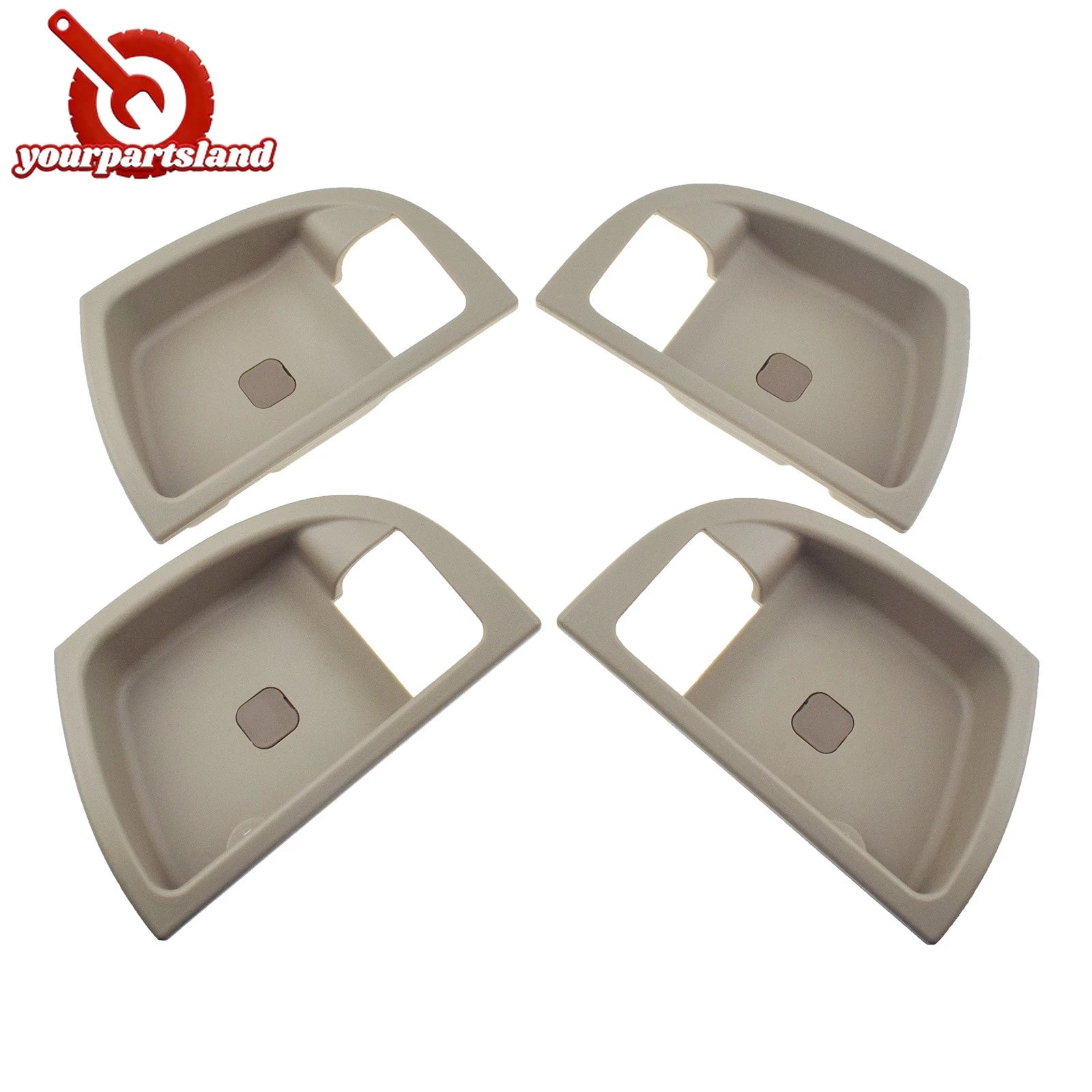 Inside Inner Door Handle Trim Cover Beige Left Right For Hyundai Santa Fe 07-12 6B93BC-57
