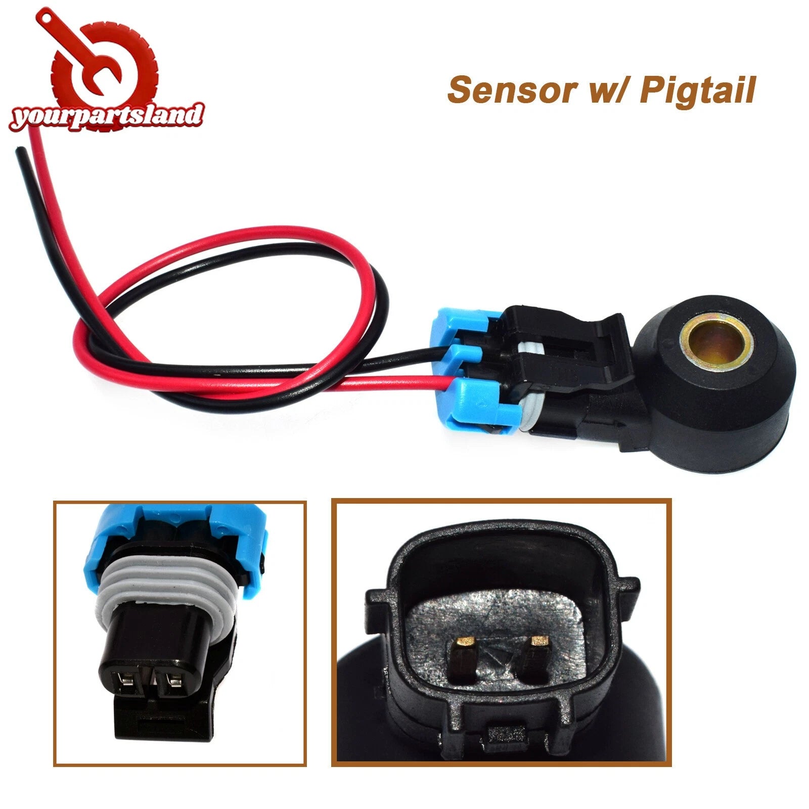 Knock Sensor W/ Pigtail Wire For Nissan Frontier Xterra Mercury 220607B000 6B93BC-57