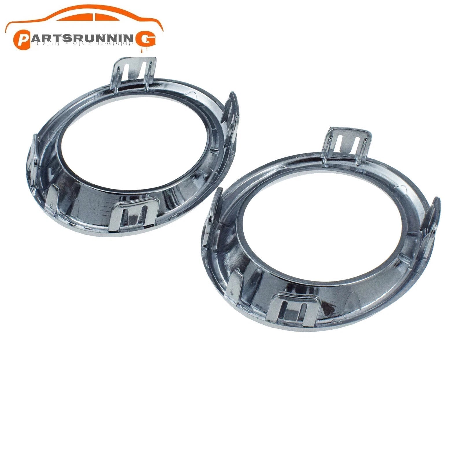 Driver & Passenger Side Fog Light Trim Set BJE150C12,BJE150C22 For 14-16 Mazda 3 6B93BC-57