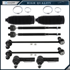 Front Rack and Pinion Bellow Tie Rod End Sway Bar Fits 2011-2017 Honda Odyssey 6B93BC-57