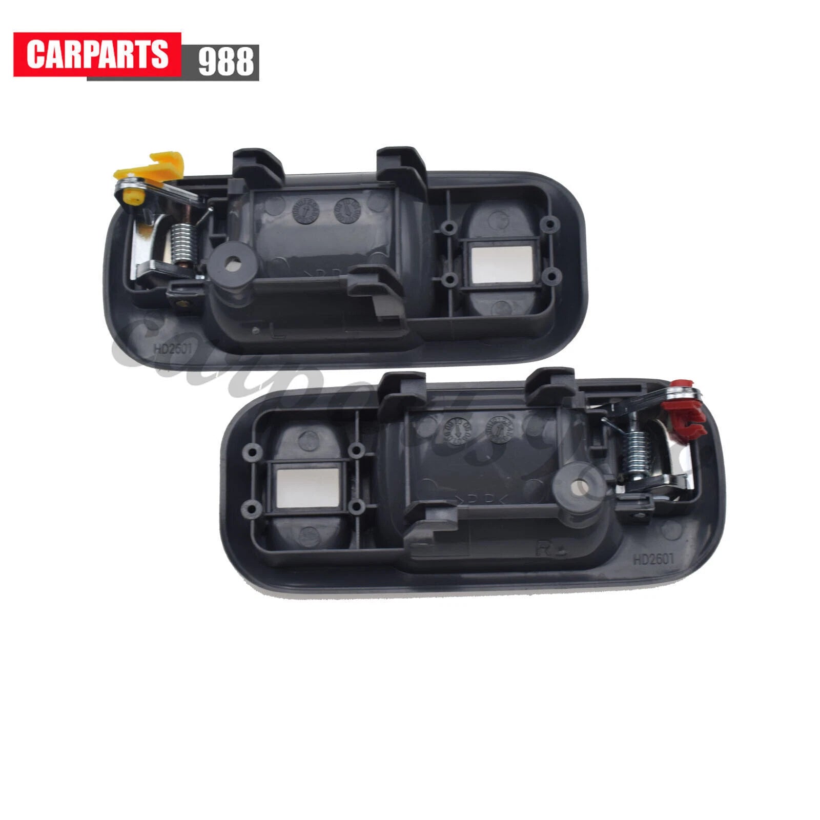 Interior Door Handle Gray Front Rear LH RH for 1997-2001 Honda CRV 72164S10A11ZA 6B93BC-57