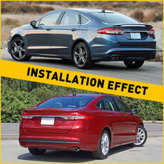 Rear Bumper Reflector Light Left+Right Case Side Red Fit For 2013-18 Ford Fusion 6B93BC-57