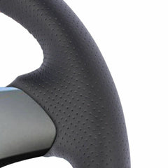 Hand-Sewing Black PU Leather Steering Wheel Covers Wrap For Subaru BRZ 2016-2019