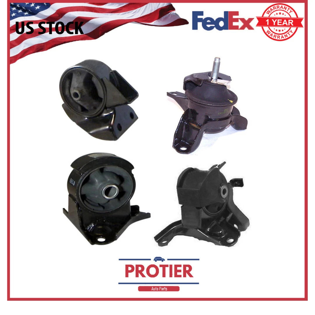 Engine & Trans Mount Set 4PCS for Hyundai Sport Utility Tucson Kia Sport 6B93BC-57