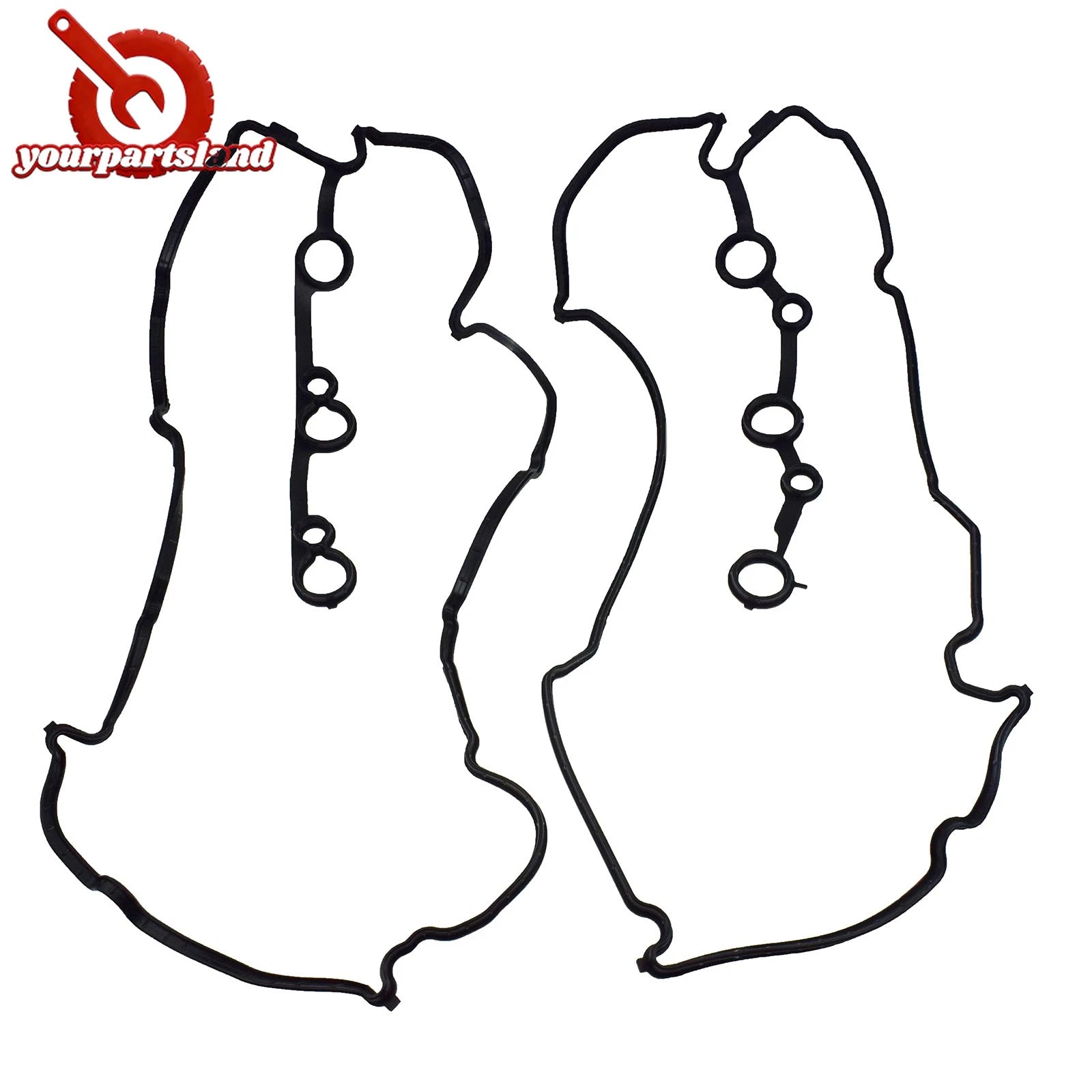 For NISSAN Armada INFINITI QX56 Left & Right Engine Cover Gasket Set 13270-1LA0A 6B93BC-57
