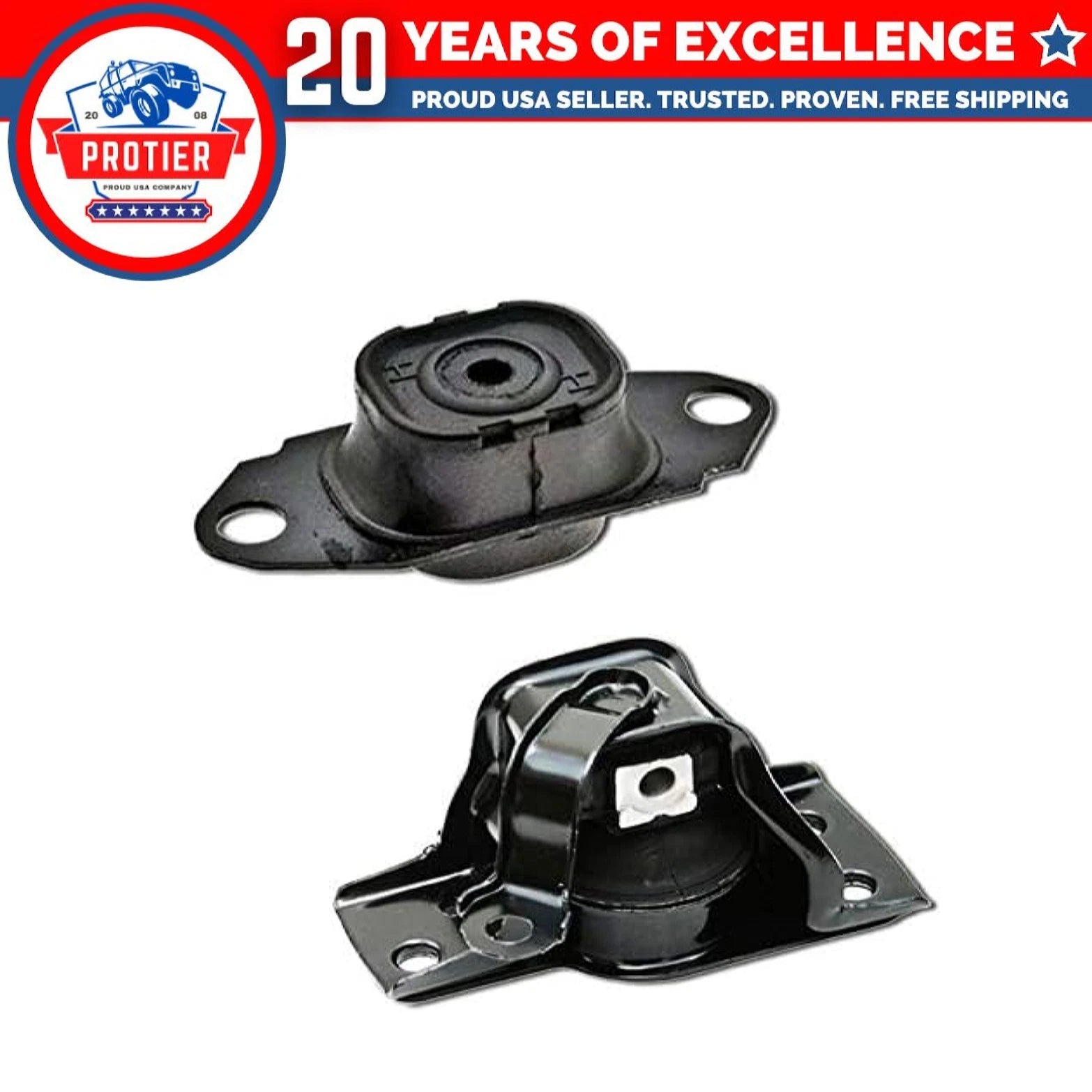 Fits 2009-2011 Nissan Versa 1.6L Front Right Motor & Transmission Mount 2PCS : 6B93BC-57
