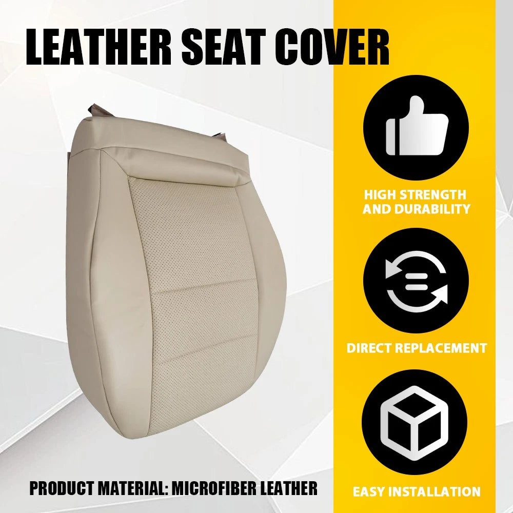 Driver Bottom Leather Seat Cover Tan For Mercedes Benz C250 C300 C350 2008-14 EA 6B93BC-57