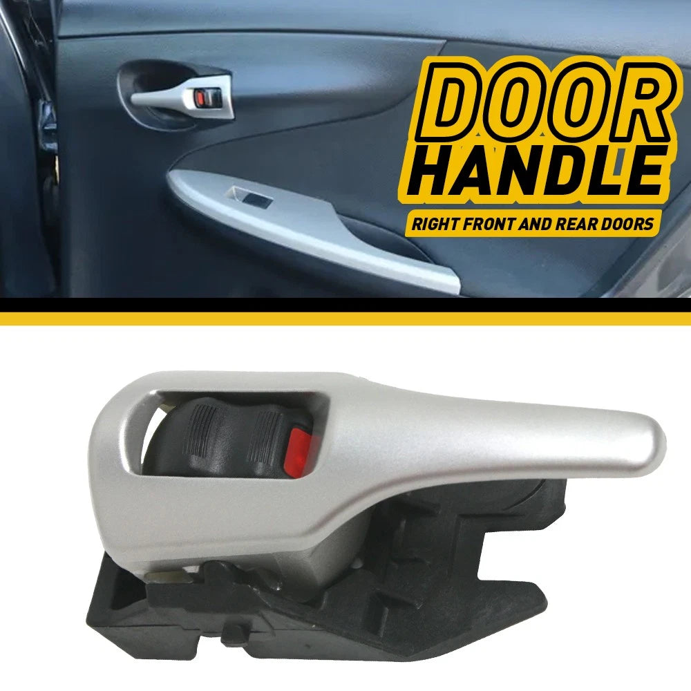 Door Handle For 2009-2013 Corolla Toyota Front or Rear Right Inner Black/Silver 6B93BC-57