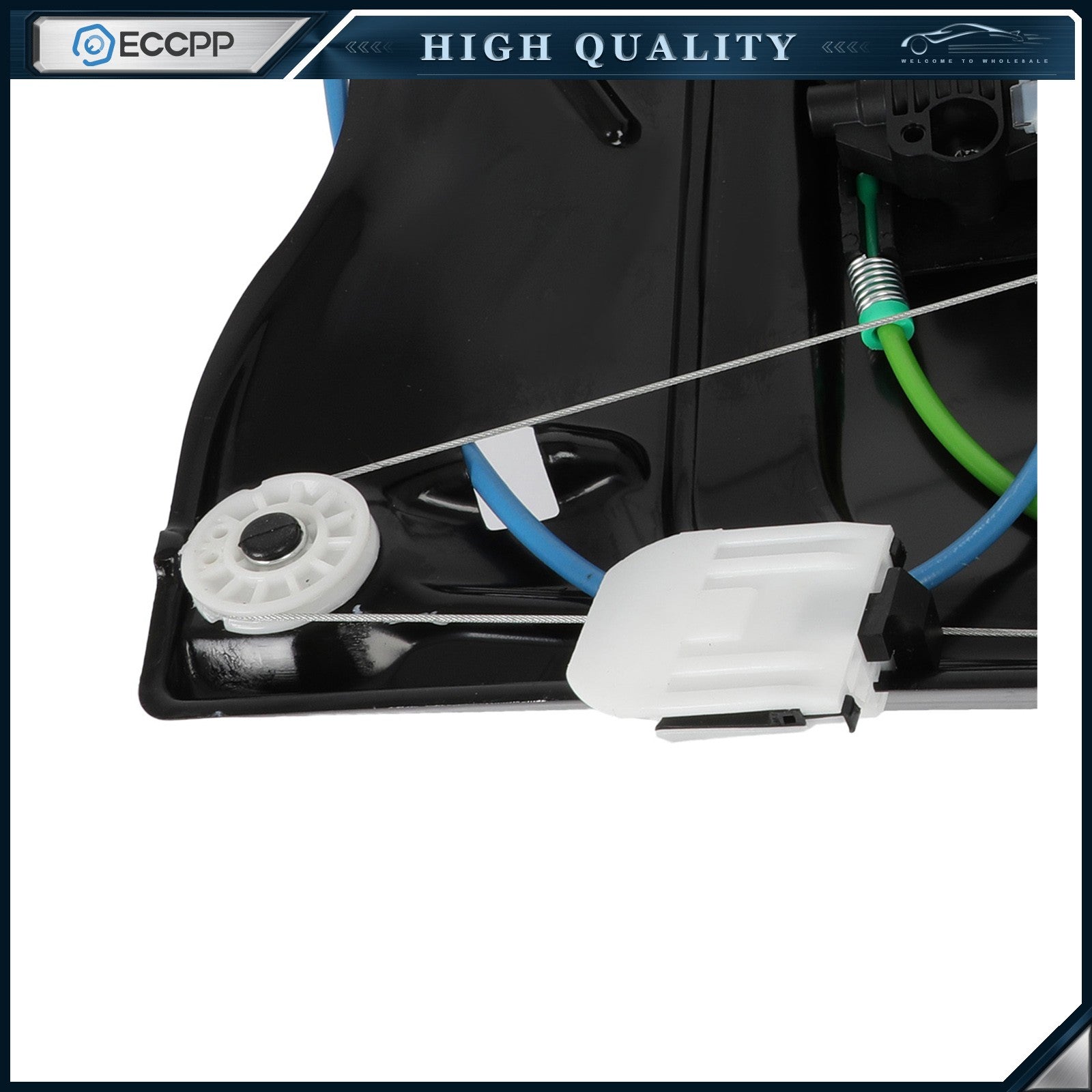 Front Left Window Regulator w/ Motor For Land Rover LR2 2008-2015 Driver Side 6B93BC-57