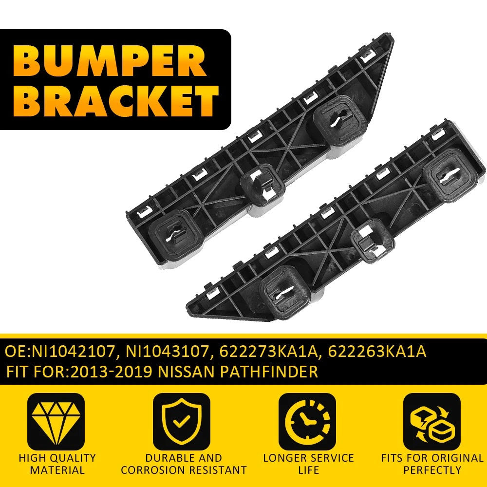 FOR 2013-20 Nissan Front Pathfinder Left & Right Outer Bumper Cover Bracket EOA 6B93BC-57