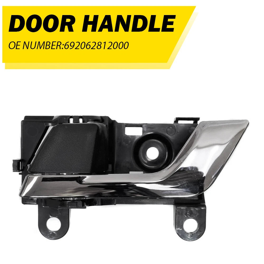 Interior Door Handle For 2008-2013 Toyota Highlander Front Driver Silver lever A 6B93BC-57