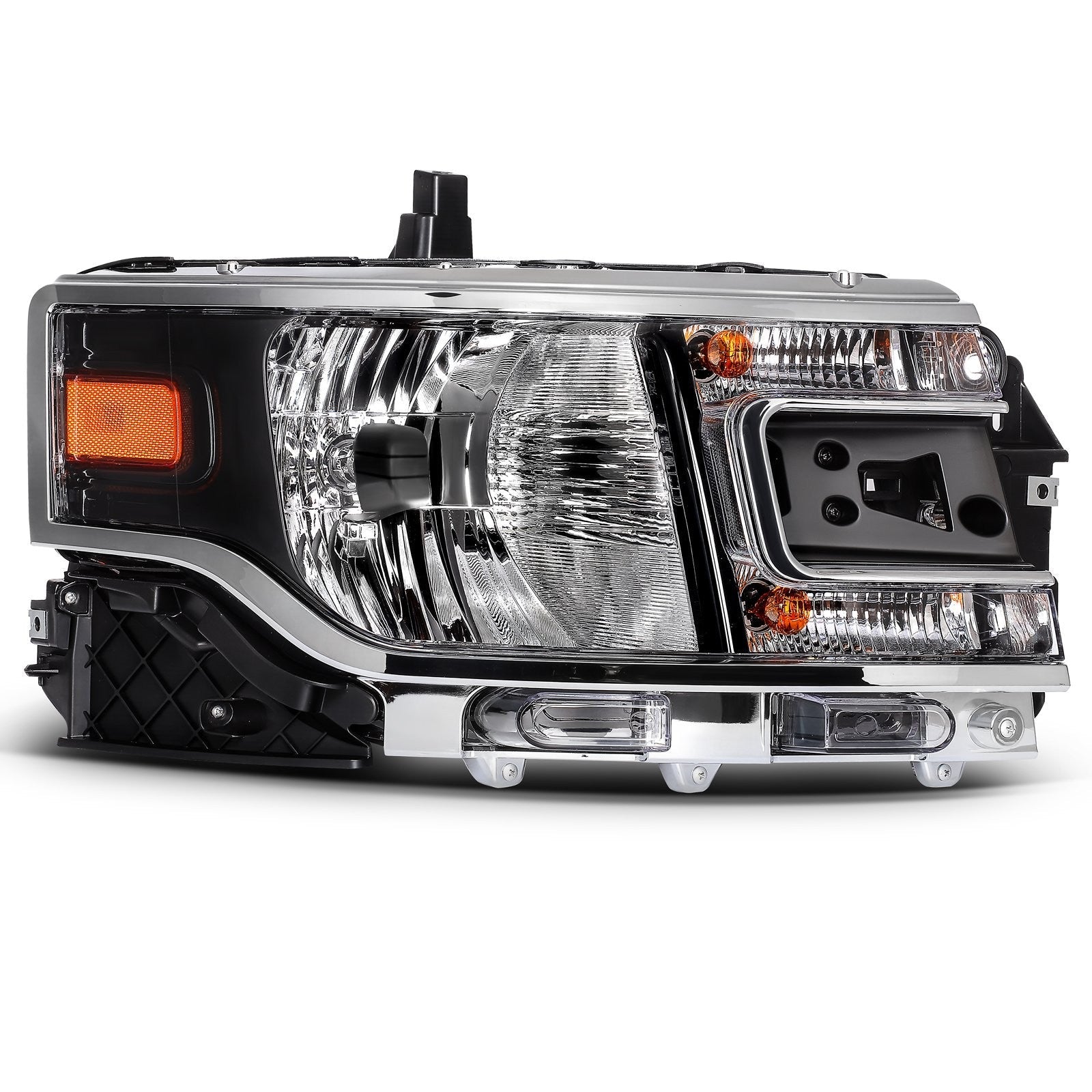 ECCPP Headlight Assembly For Ford Flex 3.5L 2013-2019 Passenger Right Side Black 6B93BC-57