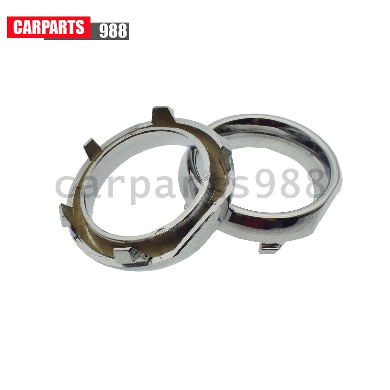2Pcs Front Left Right Fog Light Trim Set for 2011-2016 Chrysler Town & Country 6B93BC-57