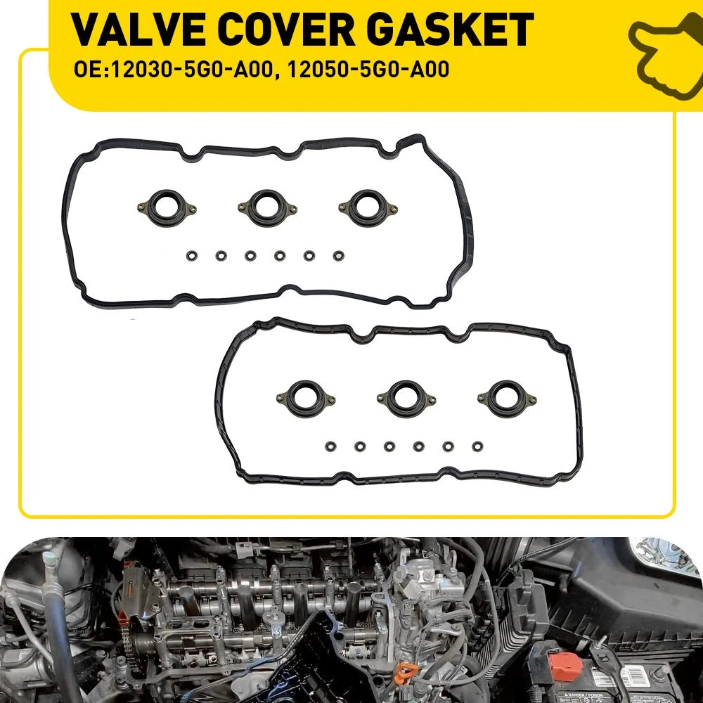 Valve Cover Gasket Set For Honda 2013-2017 Accord/2013-2015 Crosstour 3.5L V6 EA 6B93BC-57