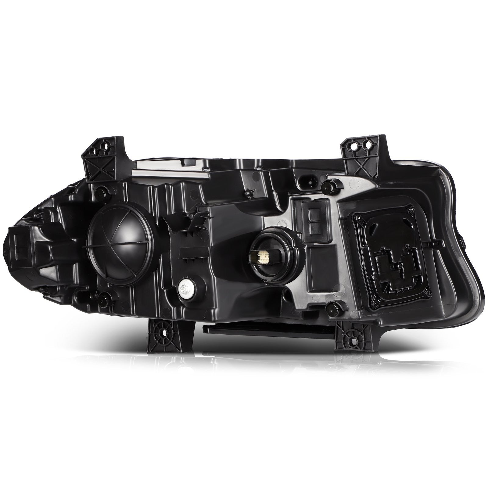 Pair Kit Halogen Headlights Assembly For 2015-2021 Dodge Charger Black KOEEP