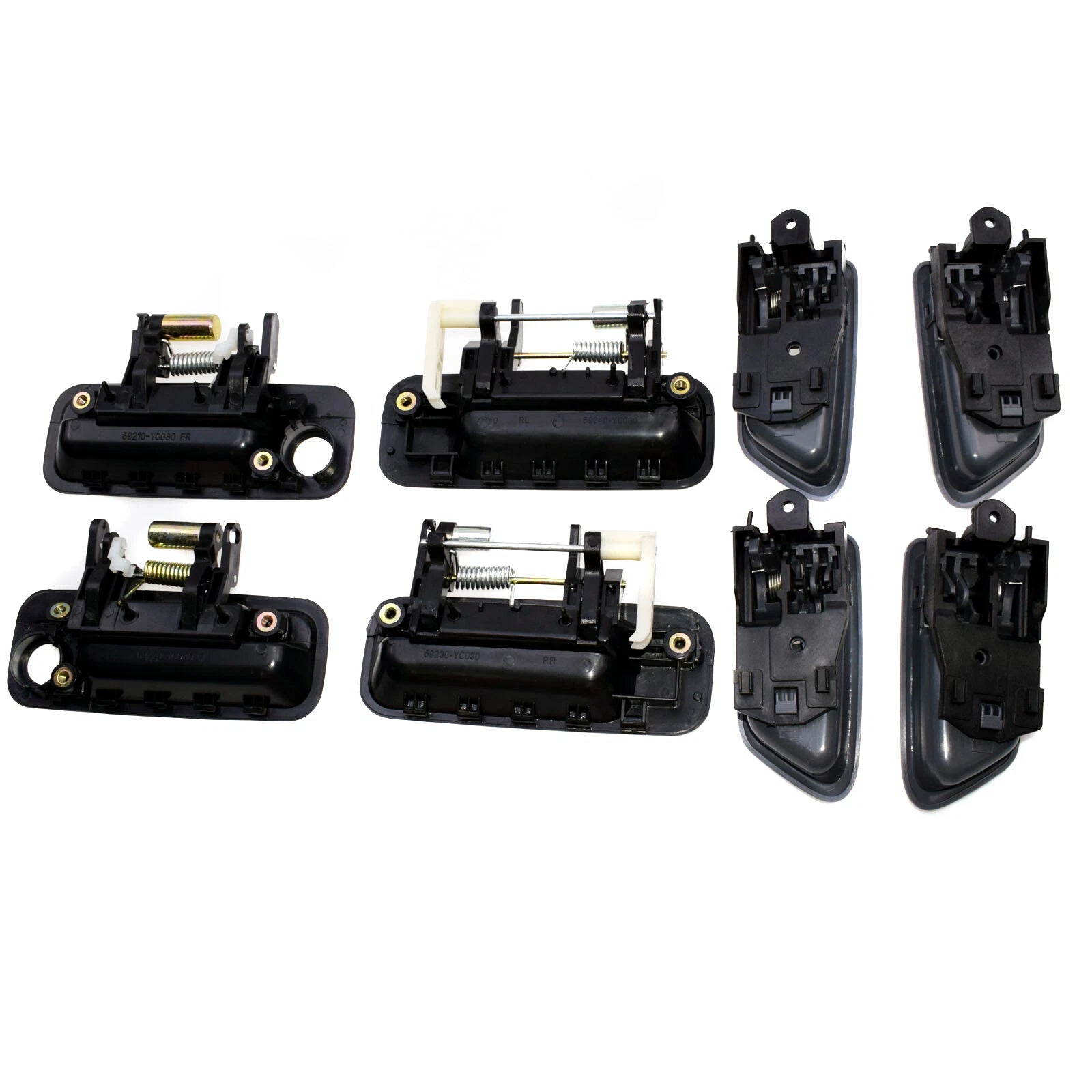 For Toyota Camry 97-01 Black Outside + Gray Inside Door Handle Front Rear LH RH 6B93BC-57