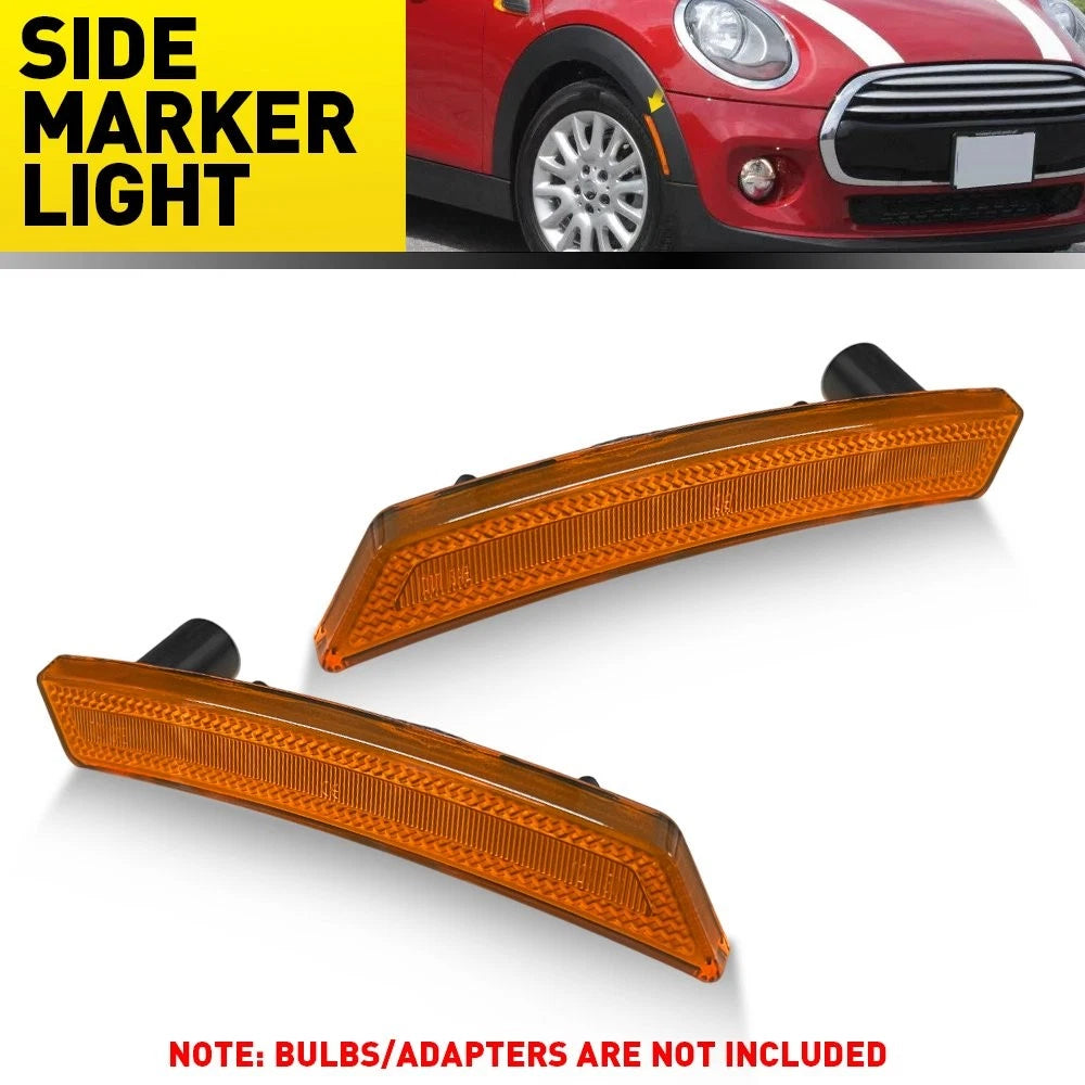 Amber Front Fender Side Marker Light Fit MINI Cooper R55 R56 R57 R58 2007-2016 A 6B93BC-57
