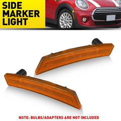 Amber Front Fender Side Marker Light Fit MINI Cooper R55 R56 R57 R58 2007-2016 A 6B93BC-57