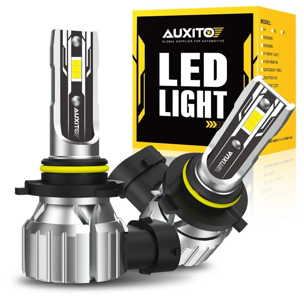 4X AUXITO 9005 9006 LED Headlight Combo Kit Bulb High Low Beam Super White USA A AUXITO