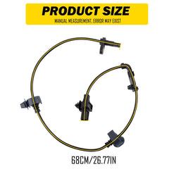 2Pcs Front Right + Left ABS Wheel Speed Sensor for 2006-2011 Honda Civic USA EOA 6B93BC-57