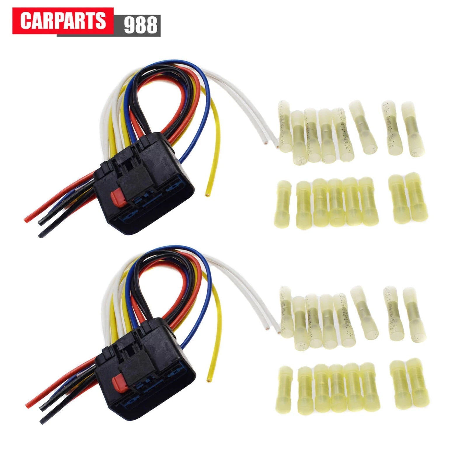 Set of 2 Door Harness Connector Wiring Pigtail For Jeep Grand Cherokee 1997-2004 6B93BC-57