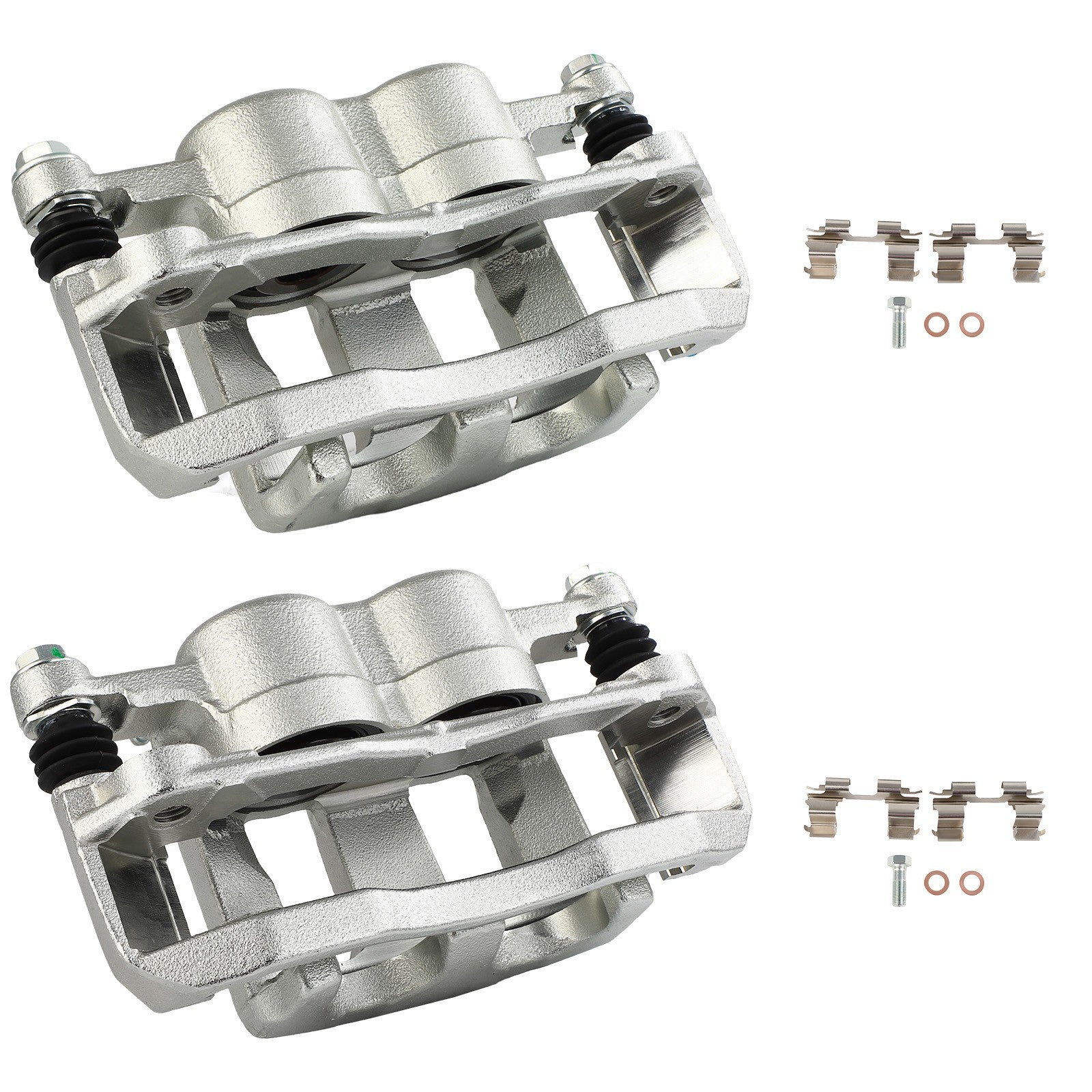 Front Brake Calipers 2Pcs  Set For 2006-2010 Ford Explorer 18B4995 18B4994 6B93BC-57