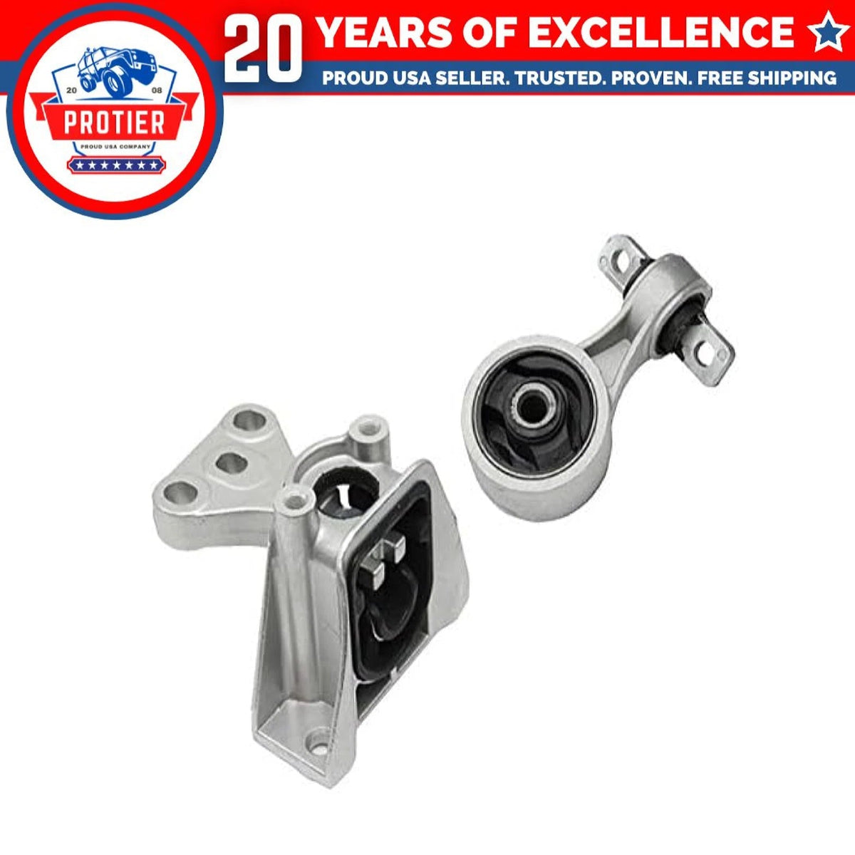 Fits 2006-2011 Honda Civic 1.8L MANUAL Lower Torque & Trans Mount Set 2pc 6B93BC-57