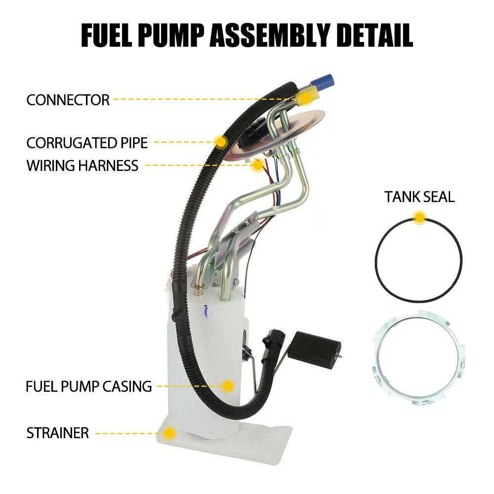 Front Fuel Pump Assembly For 92-96 Ford F150 F250 F350 4.9L 5.8L 7.5L SP2006H 6B93BC-57