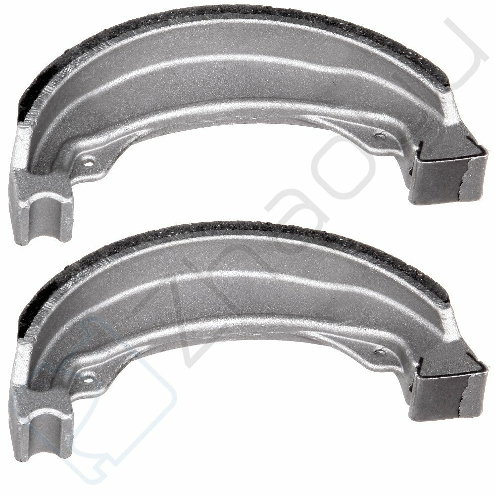 F + R 2 Pairs Brake Pads and 1 Pair Brake Shoes For Honda TRX250EX Carbon Fiber 6B93BC-57