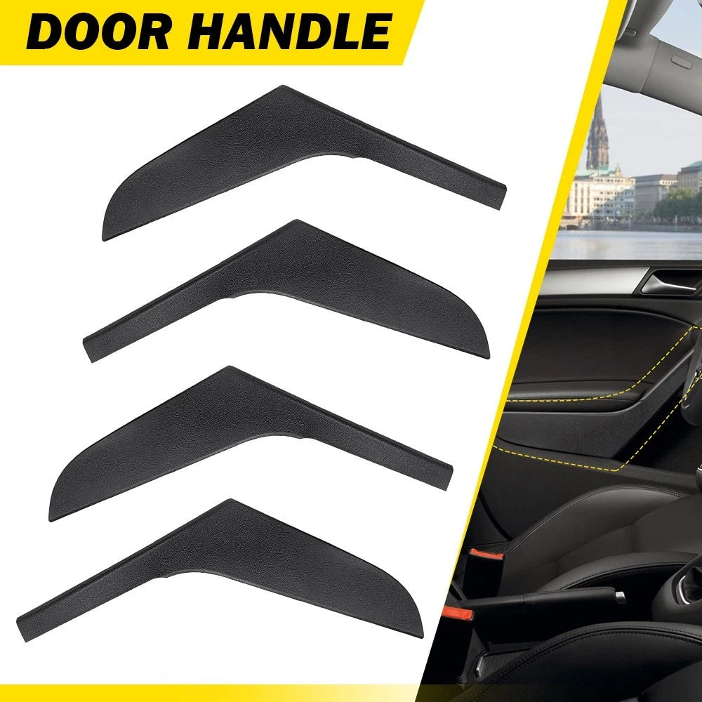 4X For VW Golf GTI MK6 09-13 4-Door Left Right Inner Door Handle Pull Trim Cover 6B93BC-57