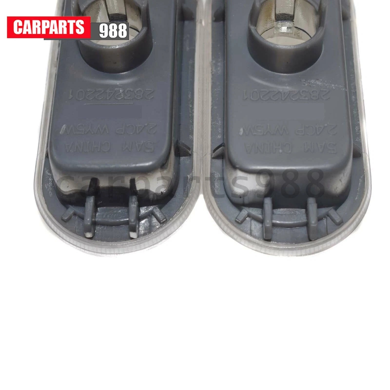 2Pcs Front Side Marker Light Lamp For 1999-2004 VW GOLF JETTA Passat 1J0949117 6B93BC-57