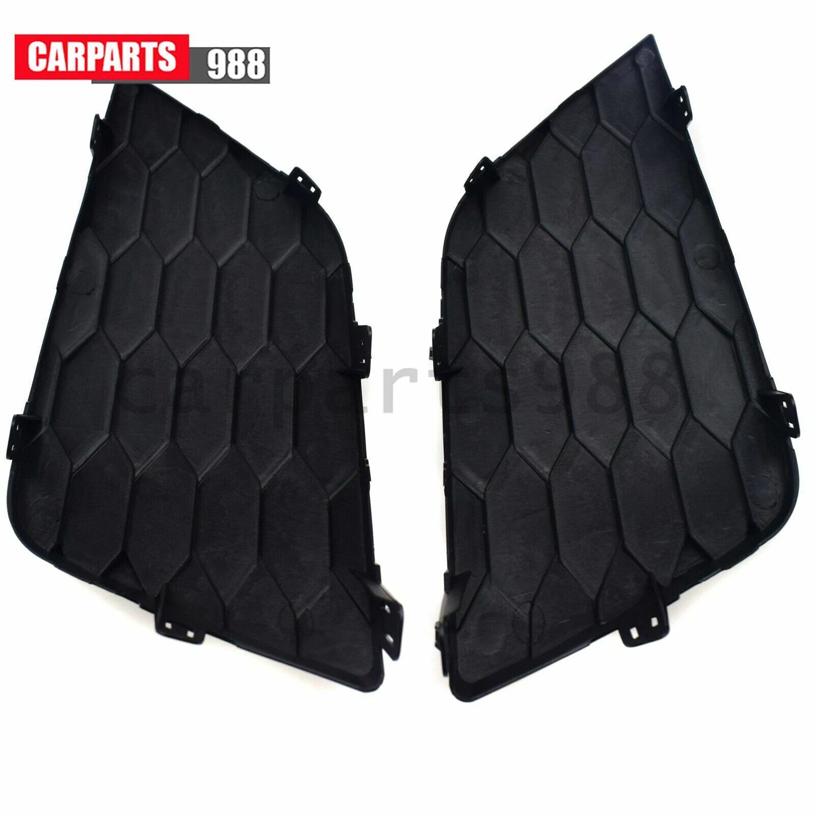 2Pcs Left Right Front Bumper Insert Fog Light Cover For Nissan Sentra 2016-2019 6B93BC-57