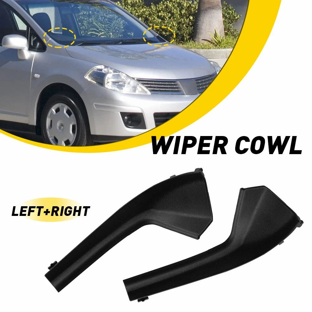 2PCS Cowl Grille Outer Cover Trim for for Nissan Versa 2007-2011 Left + Right US 6B93BC-57
