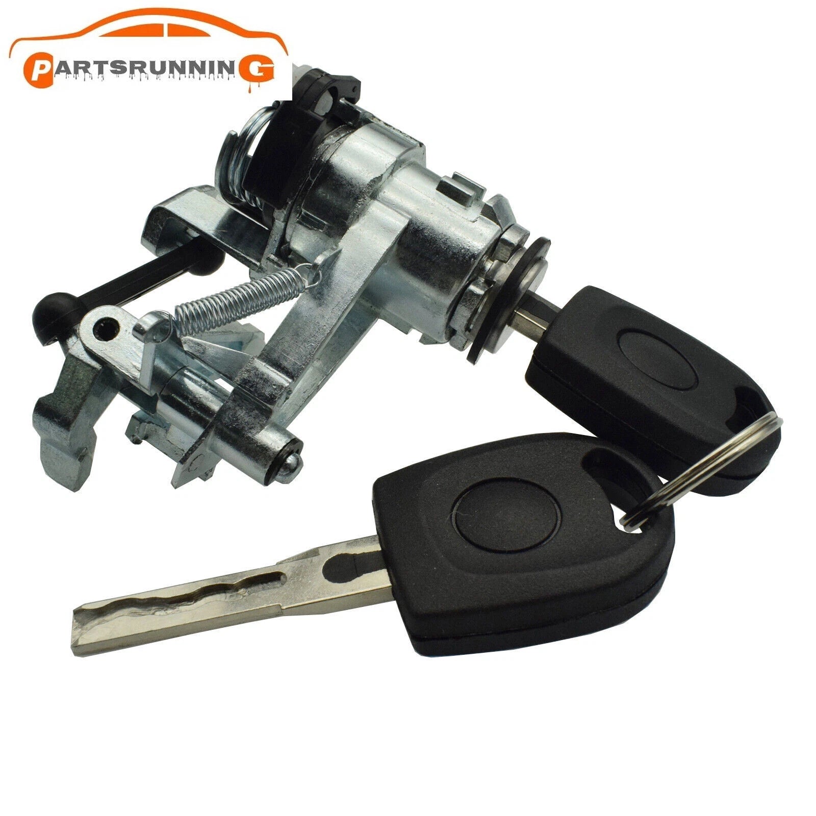 Rear Trunk Lock Cylinder With 2 Keys For VW Golf 4 Lupo Seat Arosa 1J6827297G 6B93BC-57