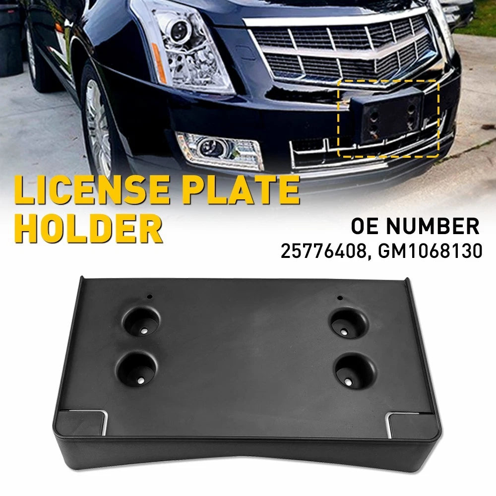 License Plate Bracket Holder For 2010-16 Cadillac SRX Front 25776408 GM1068130 A 6B93BC-57