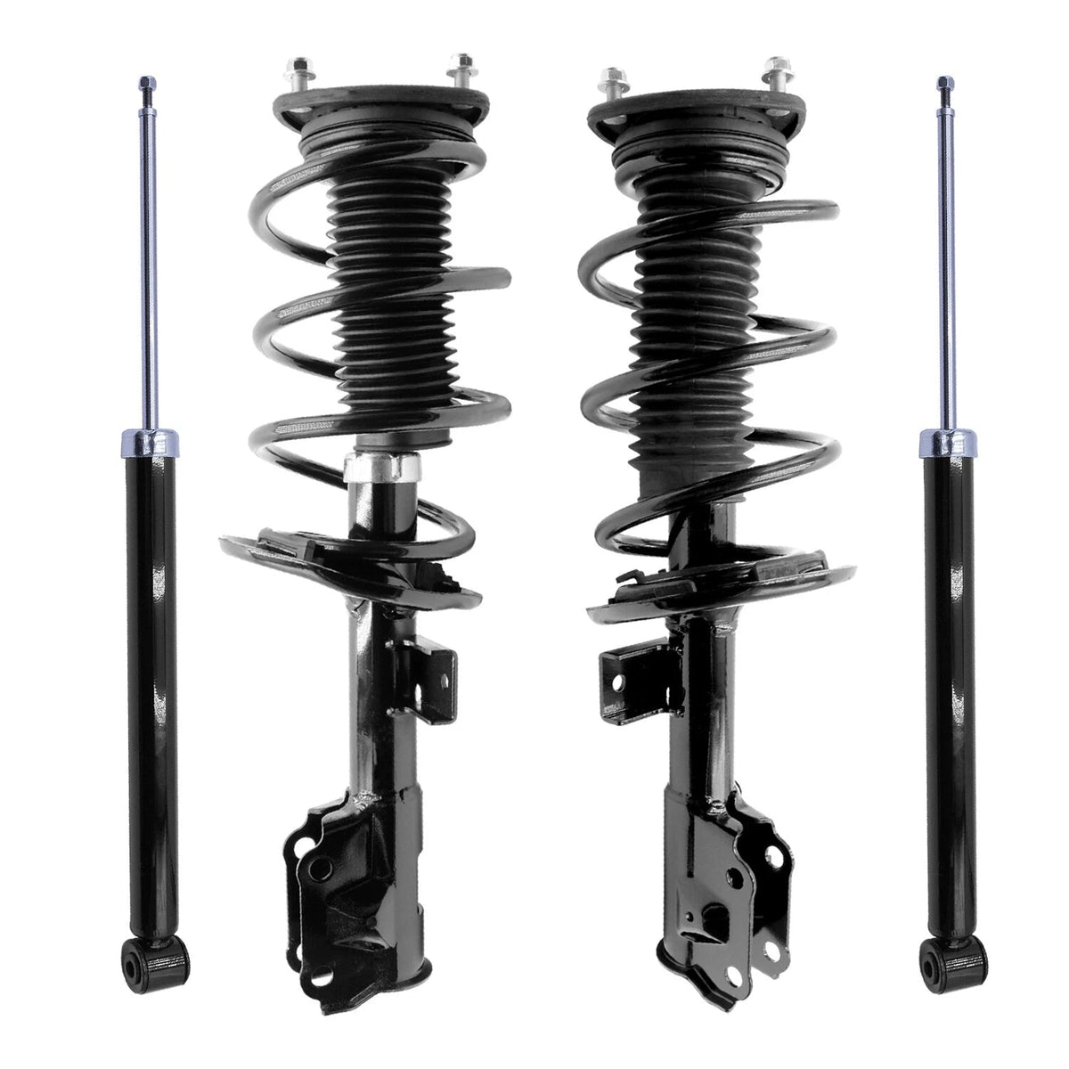 Front & Rear Kit Strut 2014-2018 compatible with Mazda 3 6B93BC-57