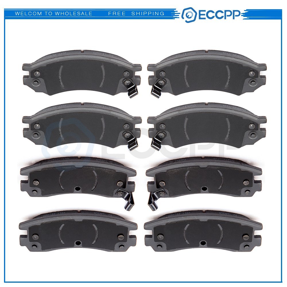 Front And Rear Ceramic Pads Kit For 1991-1998 Saturn SL1 91-98 SL2 93-98 SW1 6B93BC-57