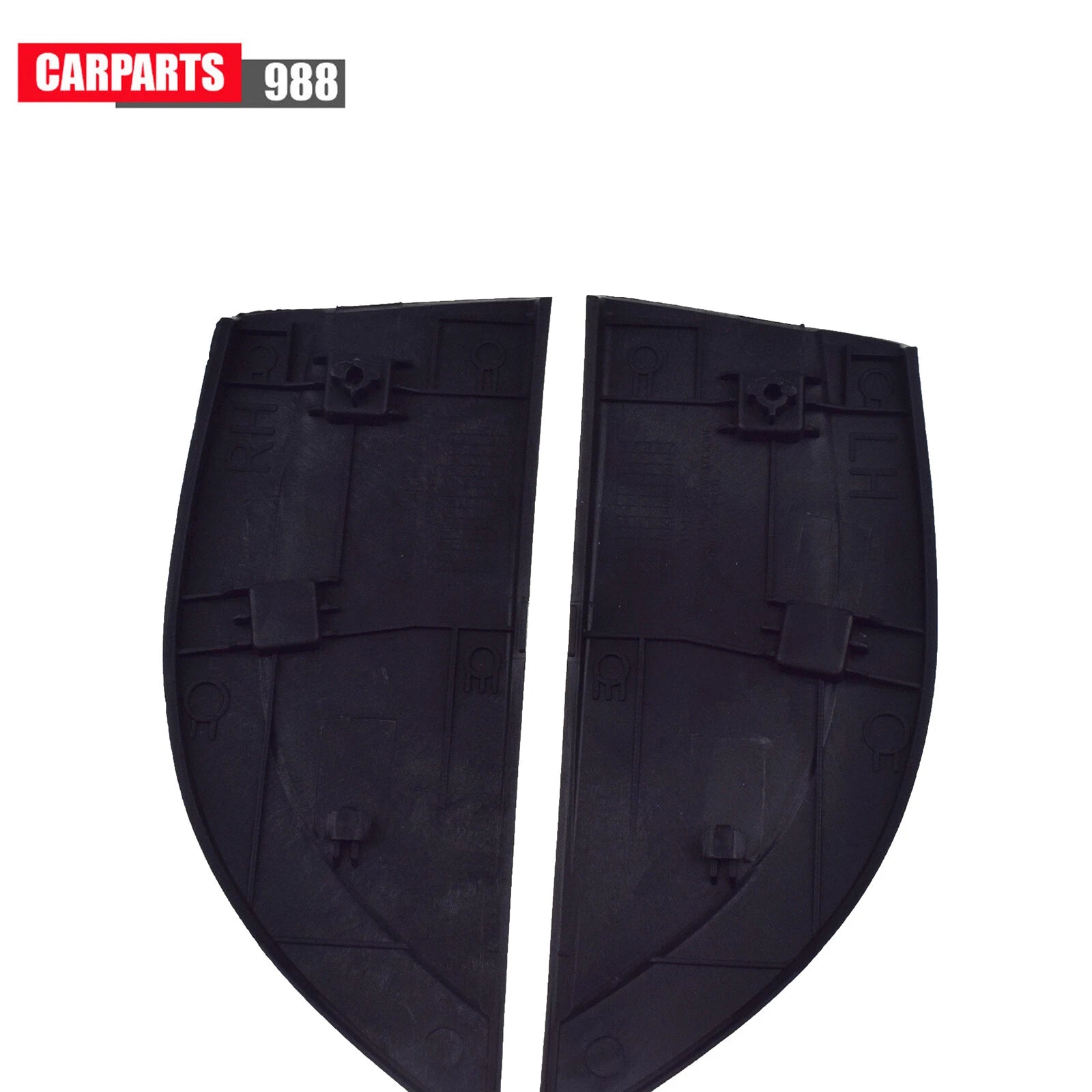 2Pcs Left Right Rear Door Molding Black For 2006-2010 Hyundai Accent 838301E000 6B93BC-57