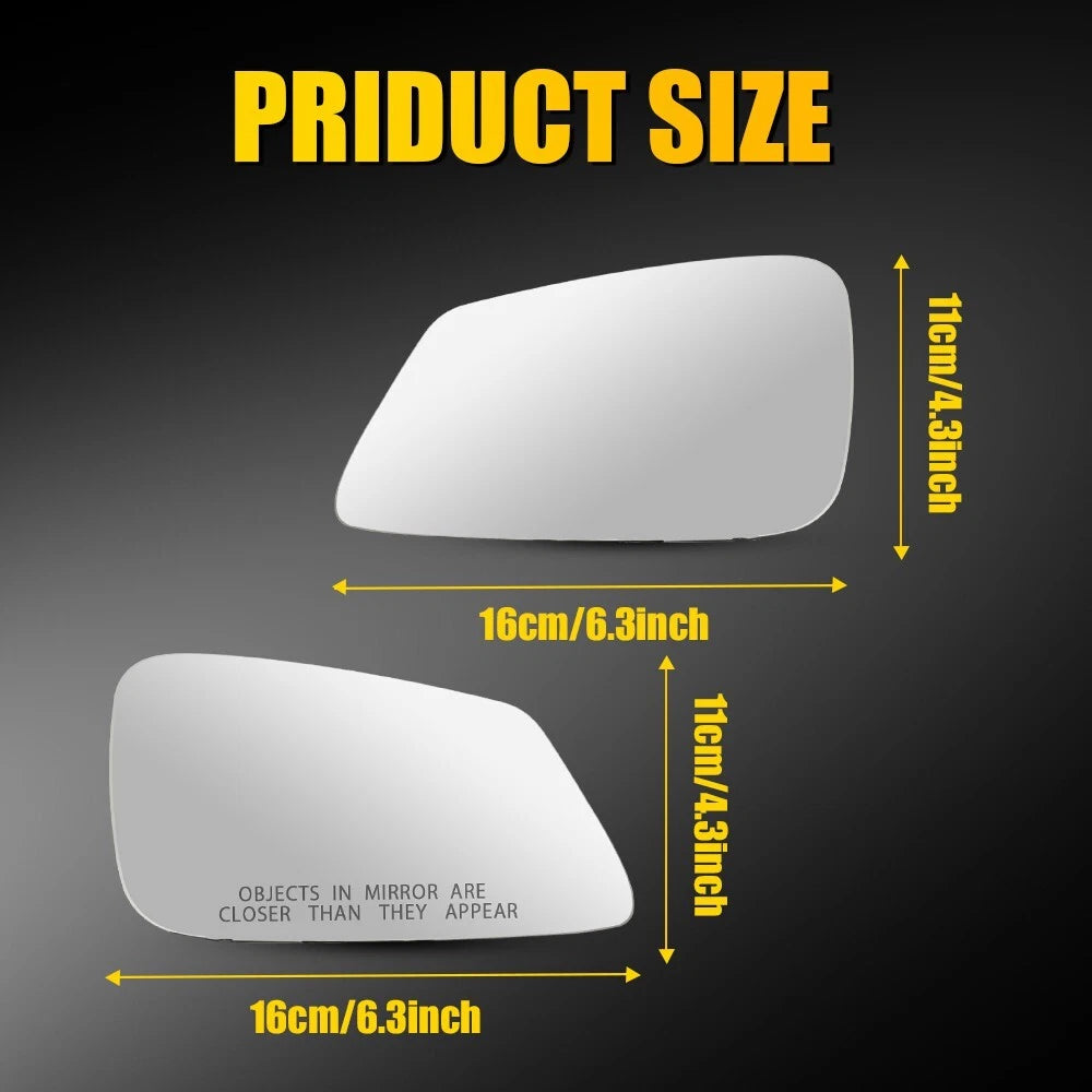 Pair Left Right Side Heated Mirror Glass For BMW 320i 328d 328i 428i 440i EOA 6B93BC-57