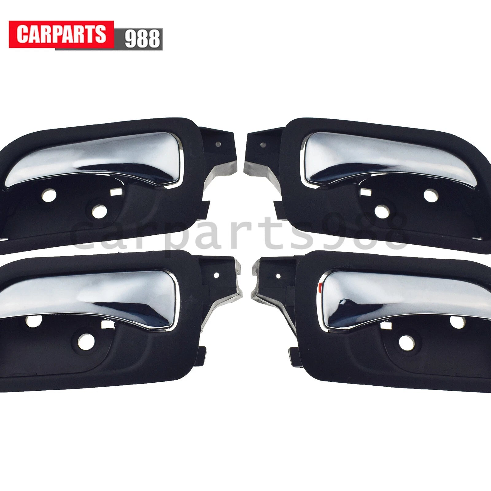 4Pcs Interior Door Handle For 2003-2007 Honda Accord 72120SDAA02ZC 72160SDAA02ZC 6B93BC-57