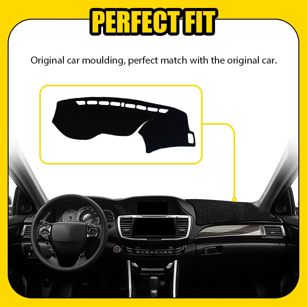 Dashboard Dash Board Cover Mat Carpet Fits Honda Accord 4-Door Sedan 2013-2017 A 6B93BC-57