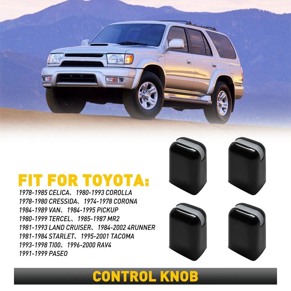 For Toyota Heater AC Control Knobs Kit Pickup 4Runner Land Cruiser HiLux OEM EOA 6B93BC-57