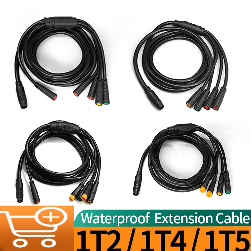 Electric Bike 1T2/1T4/1T5 Julet E-bike Waterproof Cable Controller Light Cable 6B93BC-57