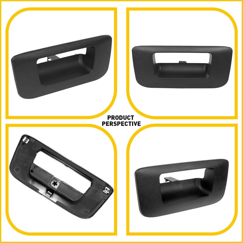 For 2007-2014 Silverado Sierra Pickup Truck Tailgate Handle Textured Trim Bezel 6B93BC-57