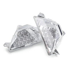 Front LED Turn Signals Light Lamp For KAWASAKI NINJA 250/300/400/650/1000 ZX6R