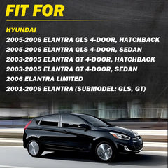Pair Interior Door Handle Inside Left Right Side For Hyundai Elantra 2001-2006 A 6B93BC-57