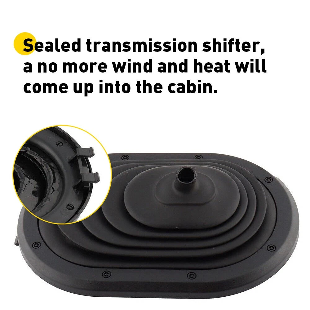 Fits 2007 2008 2009 2010 Jeep Wrangler 3.8L Manual Trans Gear Shifter Boot Cover 6B93BC-57