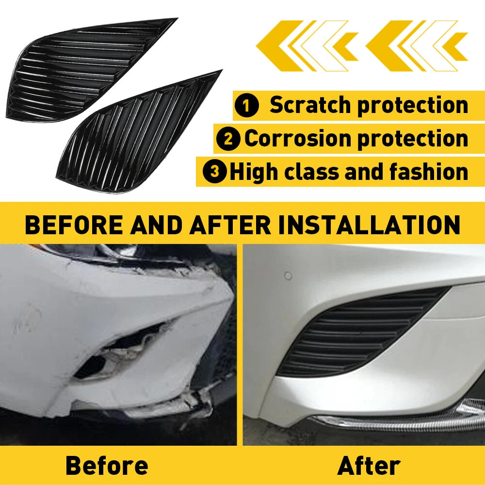 Front Bumper Fog Light Covers Bezel For Toyota Camry SE XSE 2018 2019-2020 EOA 6B93BC-57