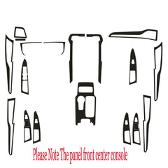 Interior Center Console Carbon Fiber Molding Sticker Decals For Ford Fusion 17+